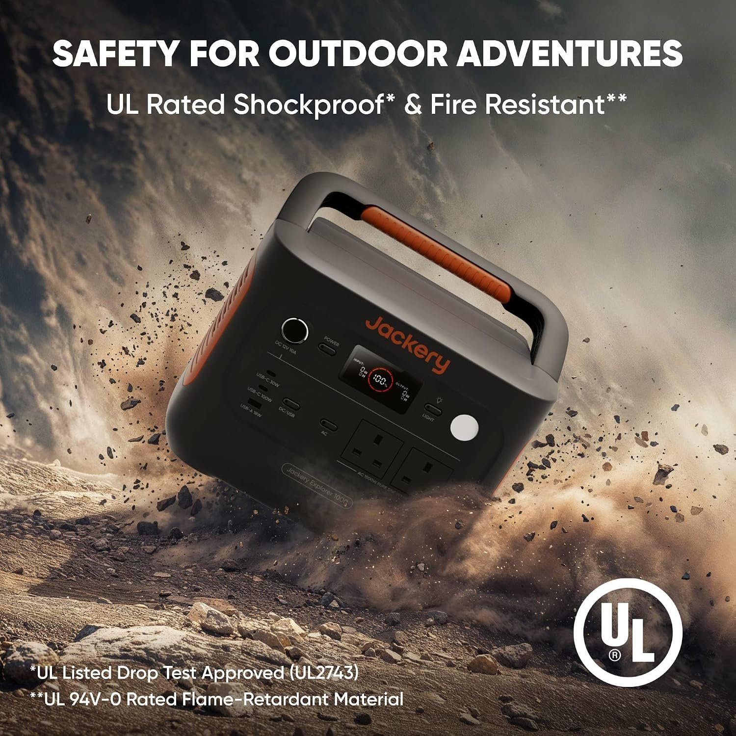 1070Wh Portable Power Station 1500W LiFePO4 Battery with Fast Charging & App Control